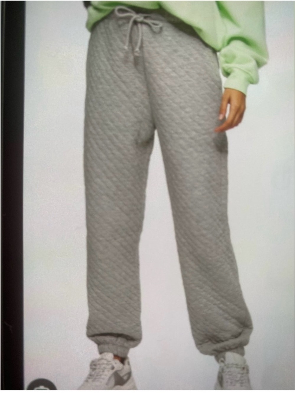 NWT Jones New York Quilted sport Jogger Pants Sz M